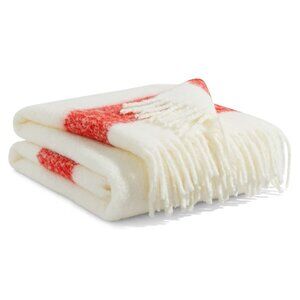 Snow White Fuzzy All-Season Throw